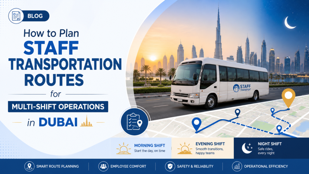 Plan Staff Transportation Routes for Multi-Shift Operations