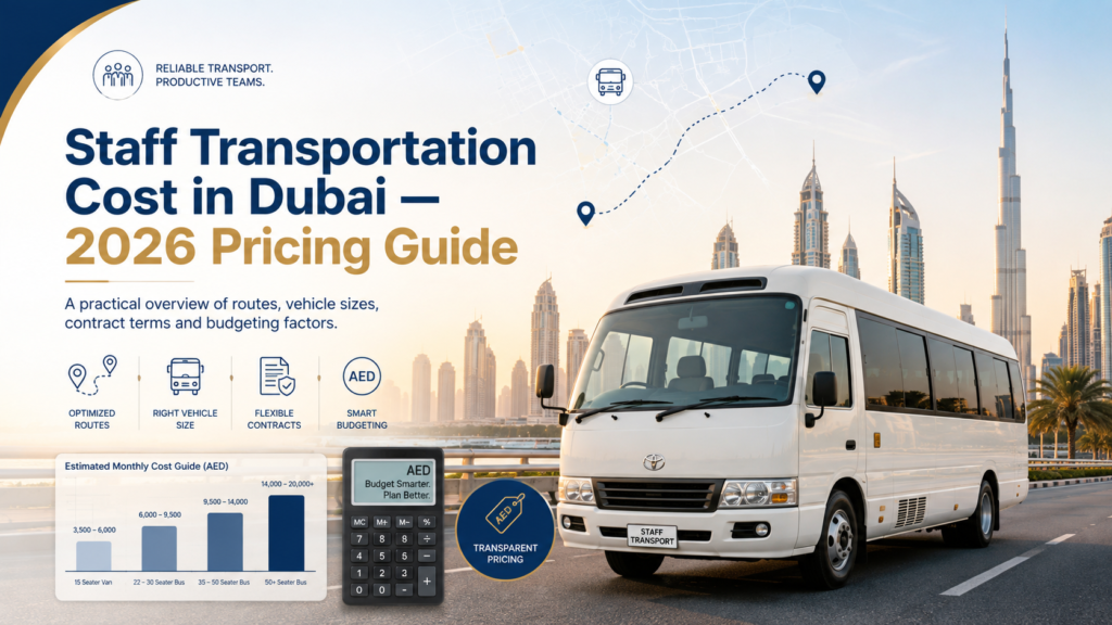 Staff Transportation Cost in Dubai