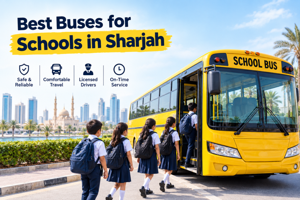 bus selection for schools in Sharjah